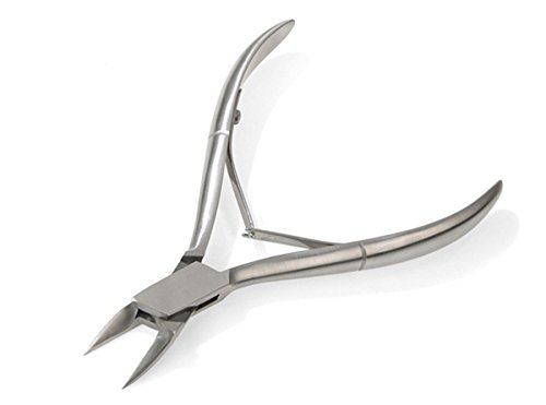 Premium PROFINOX Stainless Steel Pedicure Nippers for Ingrown Toenails - German Crafted Professional Nail Clippers for Salon & Home Pedicure Care