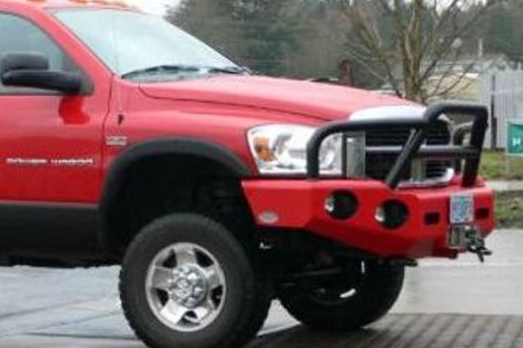 Buckstop D4BAJA Dodge Ram 1500 2006-2009 Heavy Duty Baja Front Bumper | Winch Ready with Tow Hooks | Off-Road & Truck Protection for Adventure & Towing