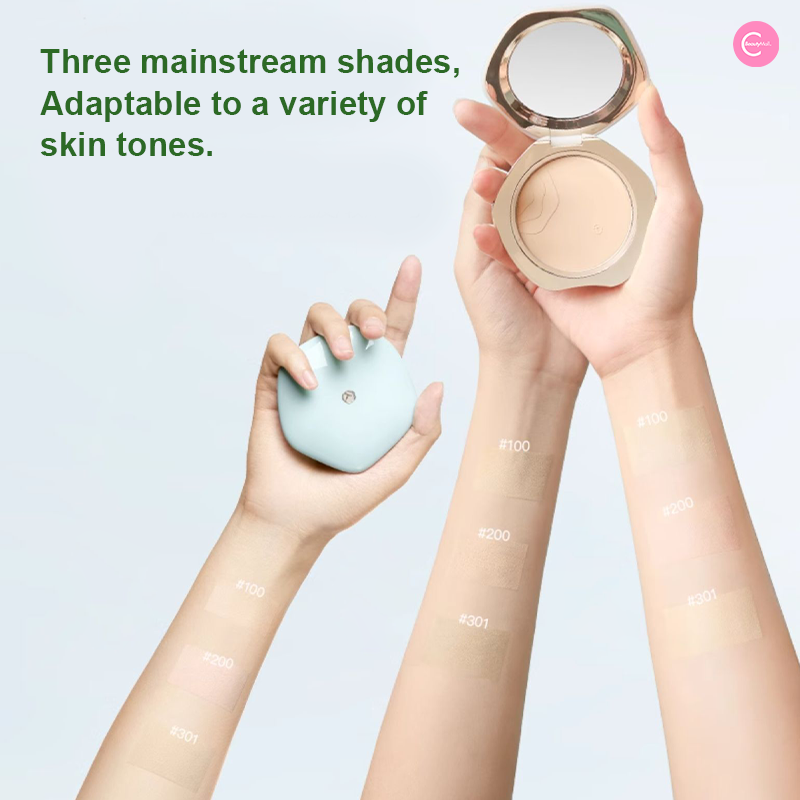 TIMAGE Soft Focus Airy Veil Powder Compact - Lightweight Loose Setting Powder for Flawless Matte Finish | Perfect for Daily Makeup & Photo Shoots