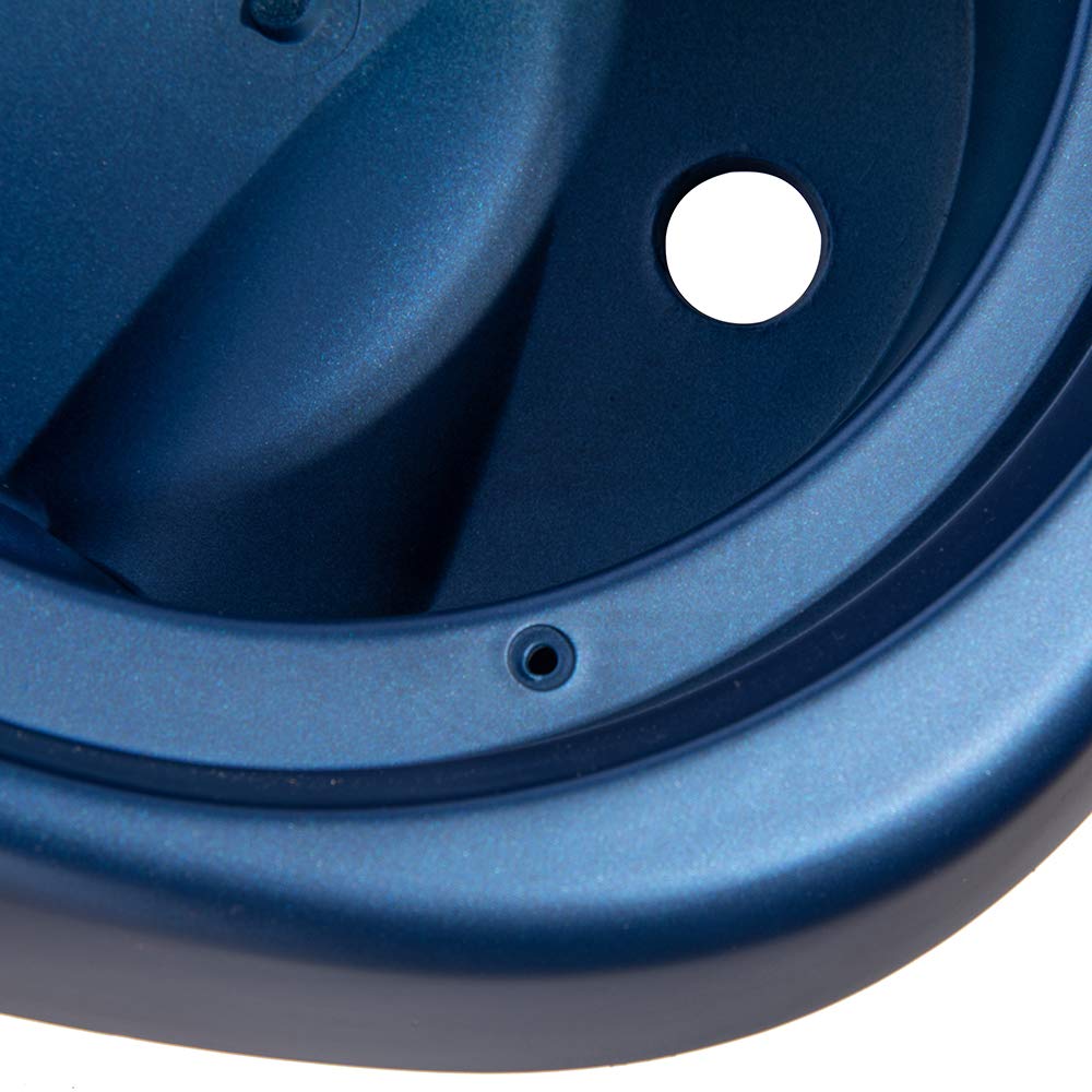 Moto Onfire Legend Blue Denim 6.5 Inch Speaker Box Pods for Harley Touring Motorcycles - Compatible with Lower Vented Fairings (2014-2020 Models) - Perfect for Road Trips & Custom Bike Upgrades