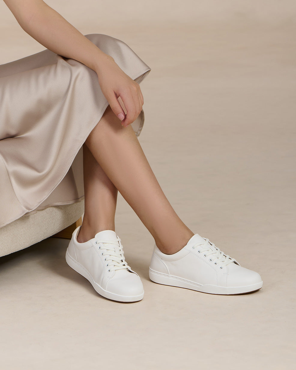 Abeo Addie Tan Nubuck Leather Shoes - Comfortable & Stylish Women's Loafers for Work, Office & Casual Wear