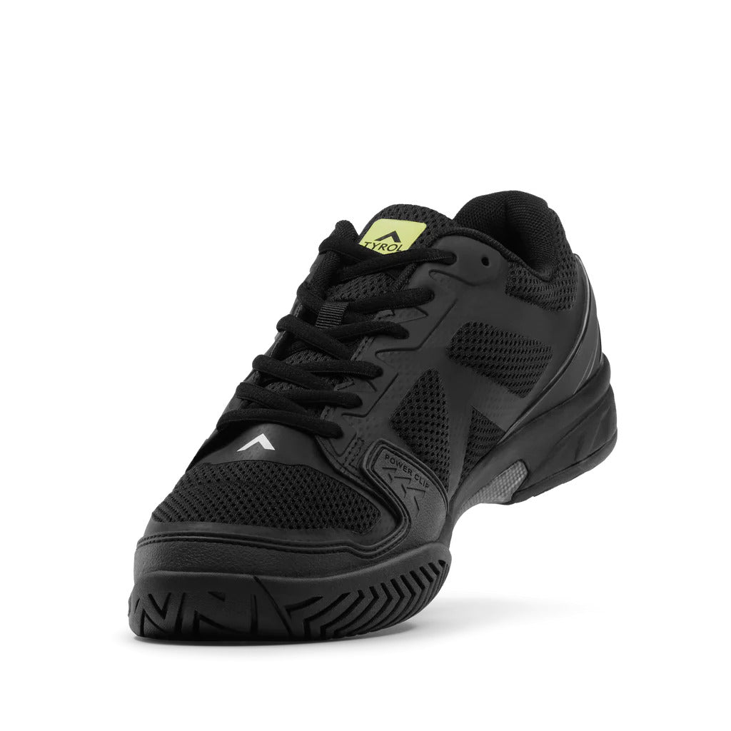 Tyrol Drive V Men's Pickleball Shoes - Lightweight & Breathable Court Shoes for Pickleball & Tennis (Black/Yellow) - Perfect for Indoor & Outdoor Sports