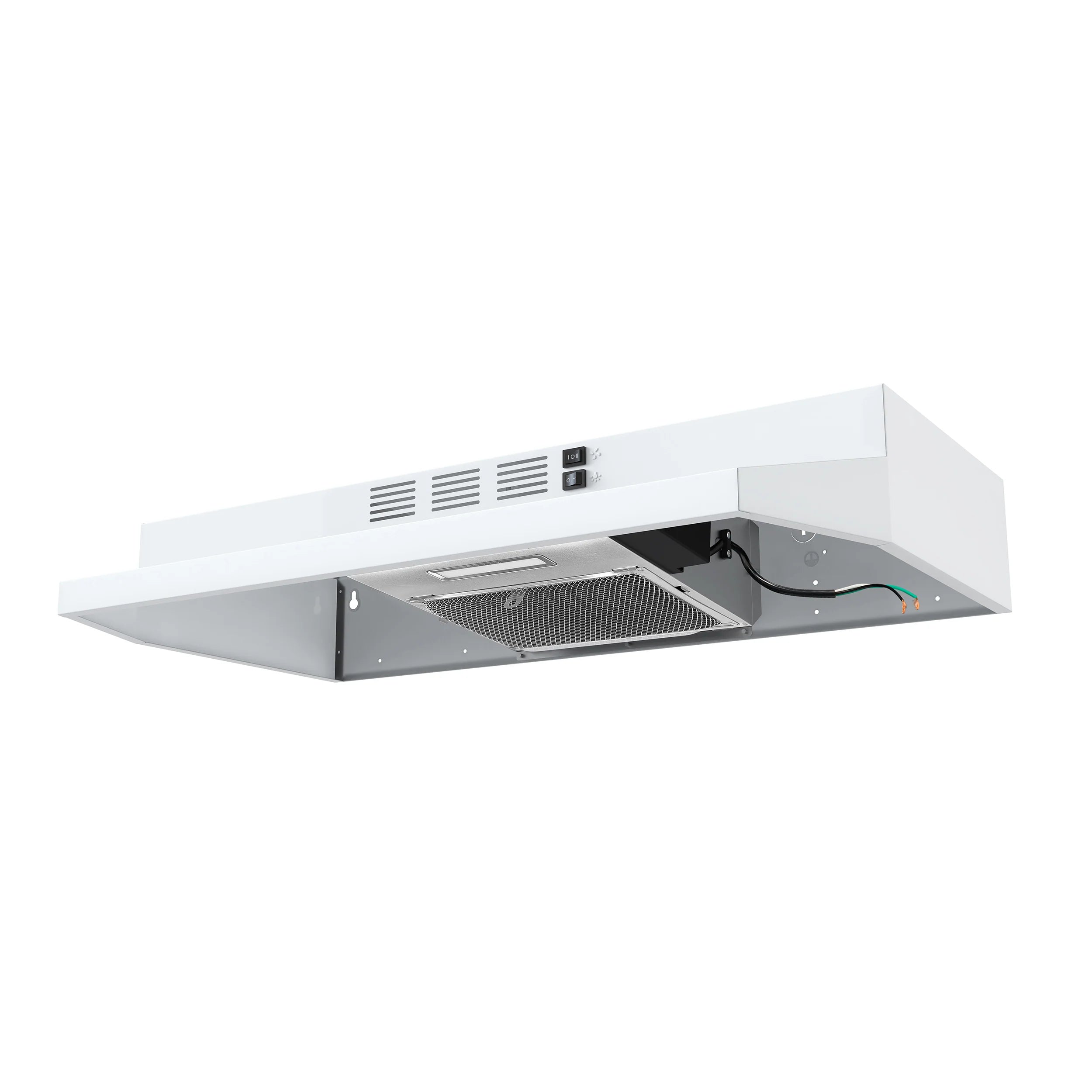 Forno 30 200 CFM Compact Under Cabinet Range Hood in White - FRHUC5200 30WHT | Powerful Ventilation for Kitchen, Small Spaces & Apartments