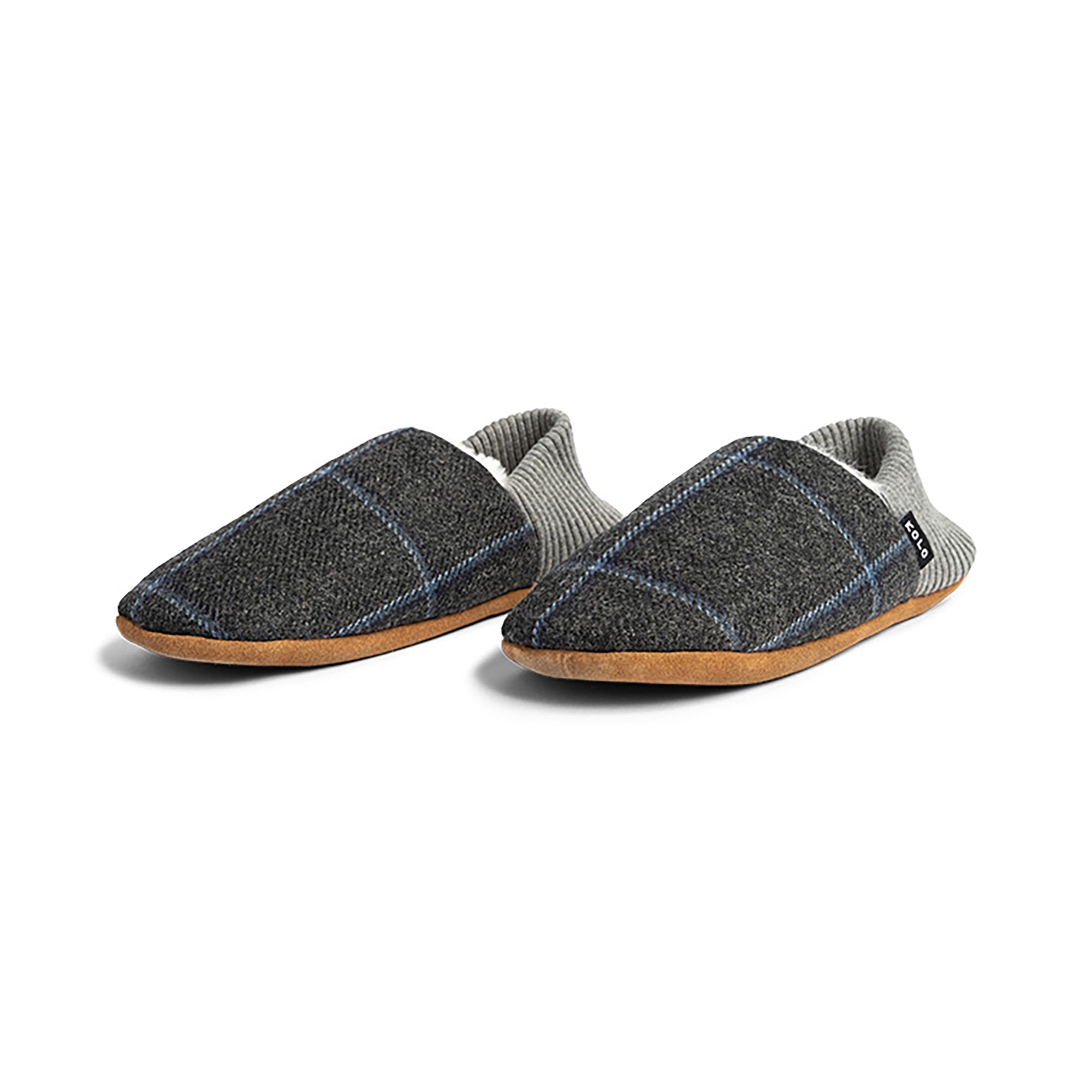 Finn Tweed House Shoes - Warm Fur Lined Indoor Slippers for Men & Women - Cozy Home Comfort for Winter & Relaxation