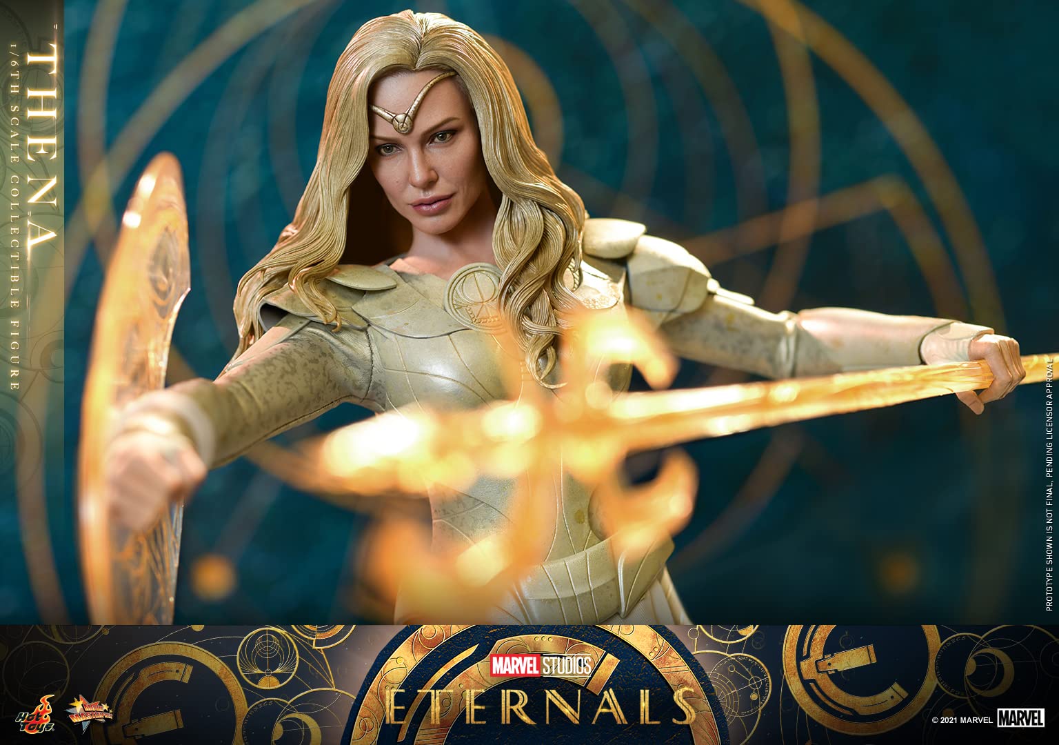 Hot Toys 1:6 Scale Thena Action Figure - Marvel Eternals Movie Collectible for Display & Cosplay