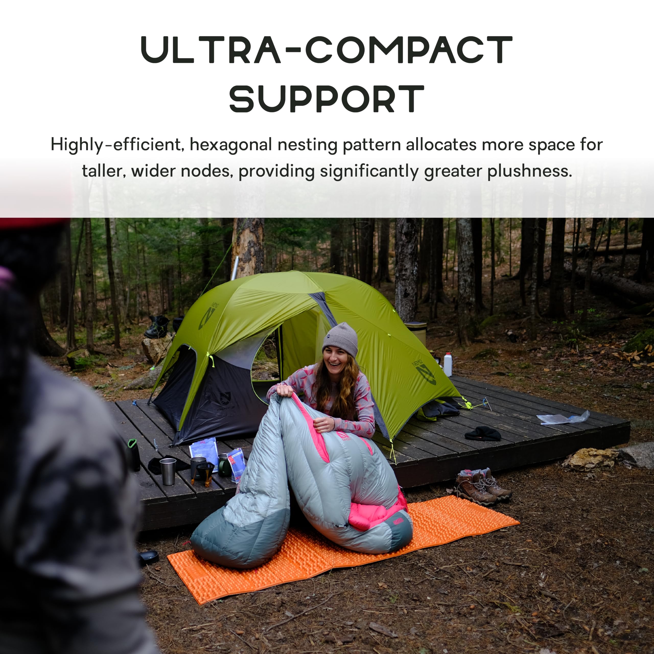 NEMO Equipment Switchback Foam Sleeping Pad - Ultralight Camping Mat for Backpacking, Hiking & Outdoor Adventures - Perfect for Campers & Travelers