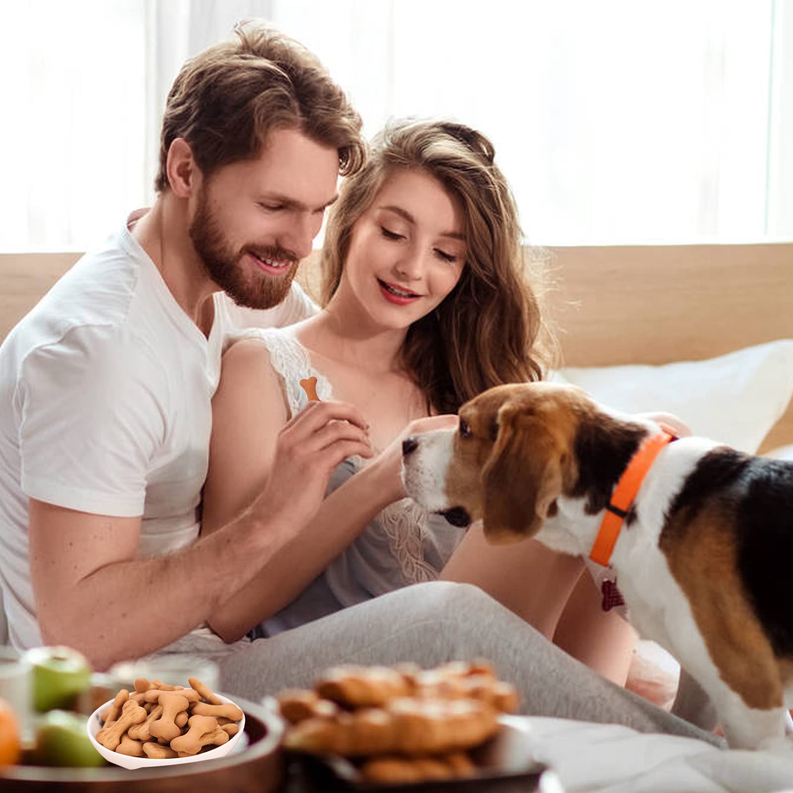 Dioycli Mini Silicone Dog Treat Molds Set - 106 Cavity Bone & 69 Cavity Paw Print - 2-Piece Food Grade Chocolate Molds for Baking Cookies, Candy, Biscuits - Perfect for Homemade Pet Treats, Party Favors & Holiday Gifts