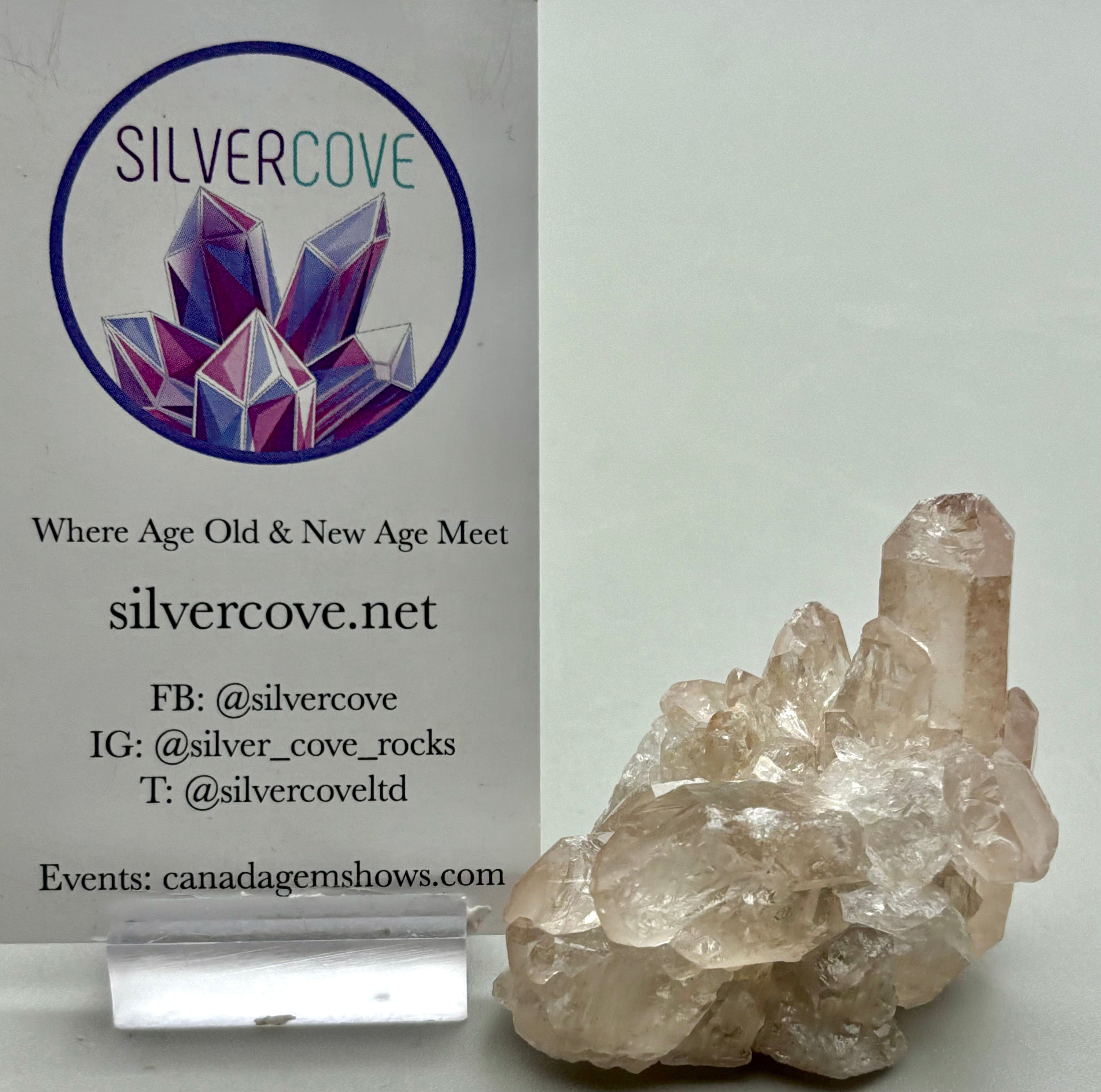 Natural Brazilian Quartz Cluster - Healing Crystal for Meditation, Reiki & Home Decor | Raw Stone Specimen for Spiritual Growth & Positive Energy