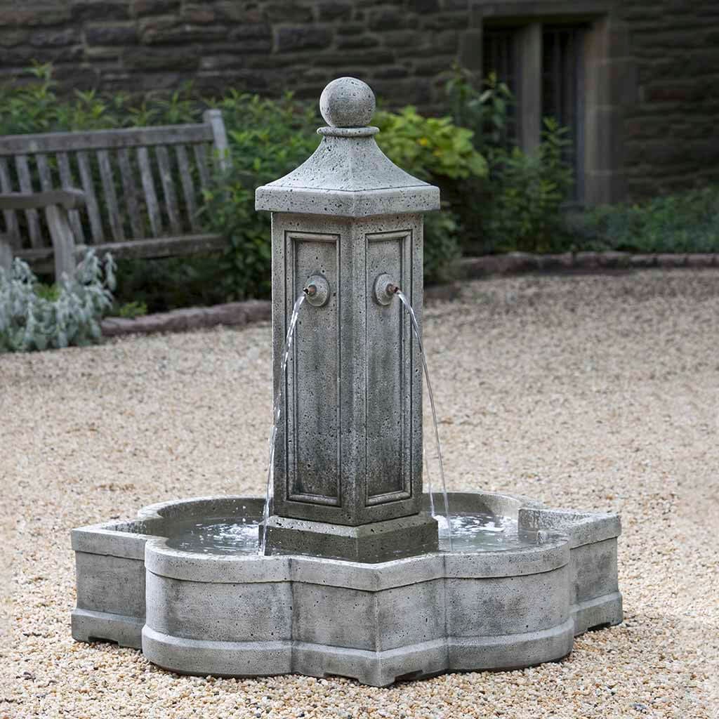 Campania International Provence Outdoor Garden Fountain - Elegant French-Inspired Water Feature for Patio, Yard & Landscape Decor