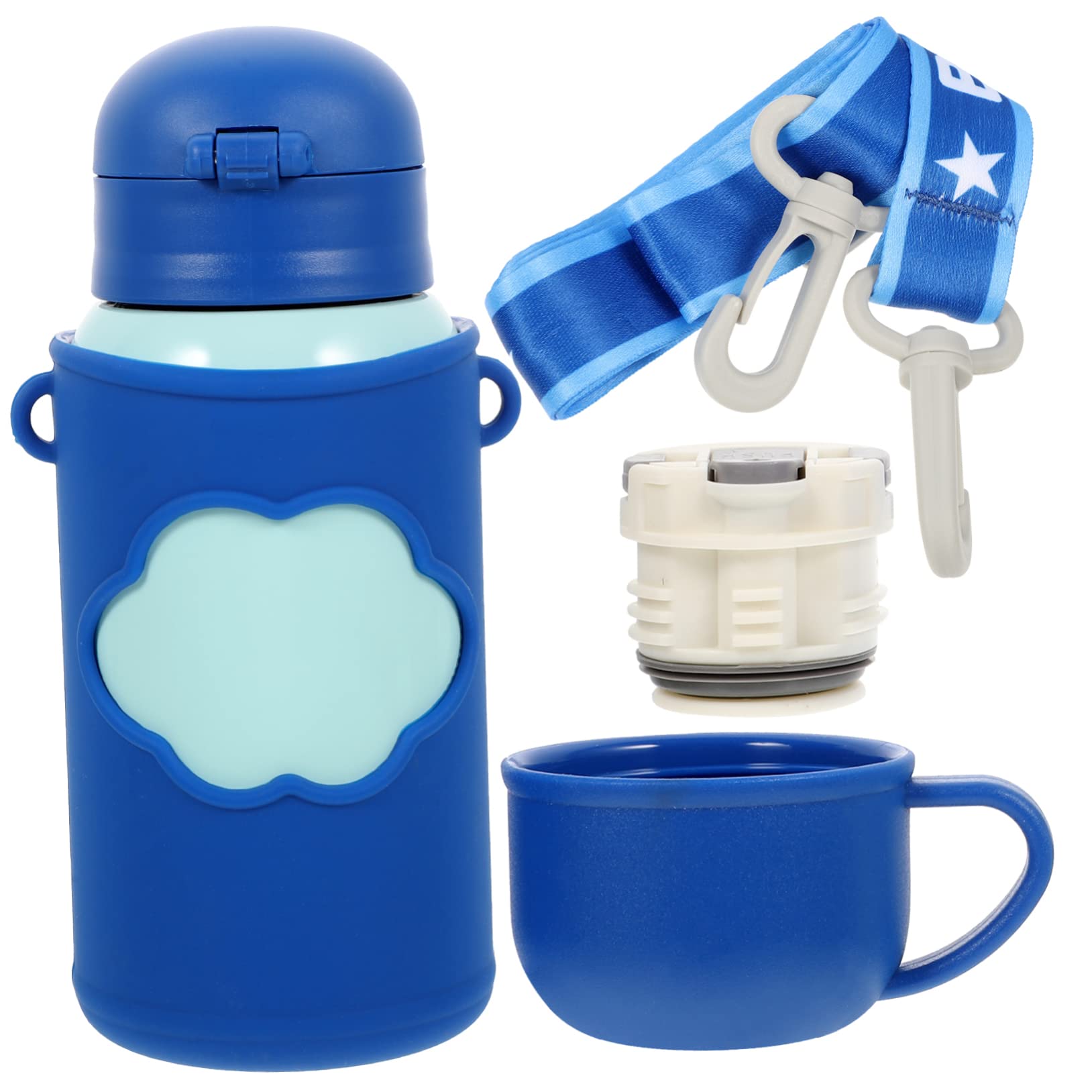 **Luxshiny 4-Pack Insulated Stainless Steel Water Bottles for Kids - BPA-Free, Leak-Proof, Durable Outdoor Sports & School Water Bottles for Boys and Girls**