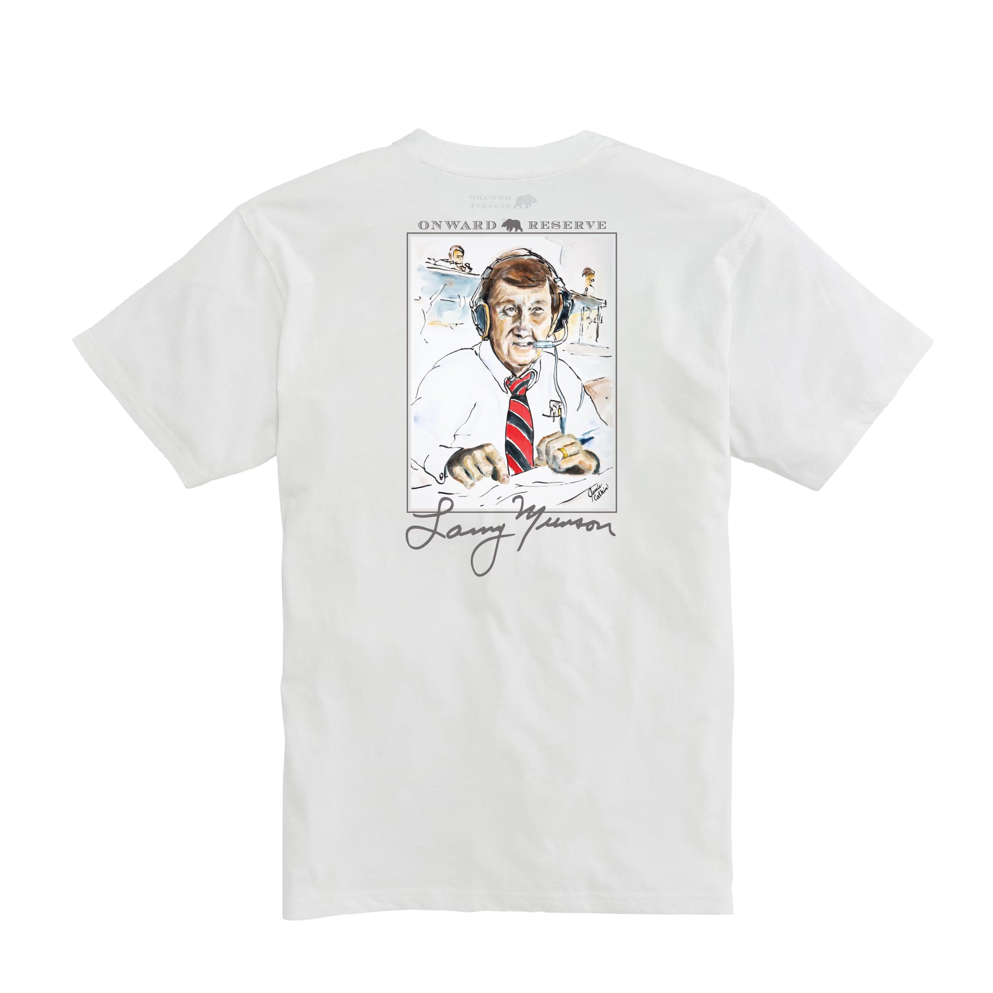 Larry Munson Short Sleeve T-Shirt for Men - Comfortable Cotton Casual Tee for Summer, Gym, and Everyday Wear
