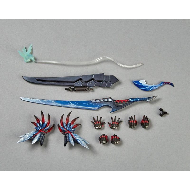 Amazing Yamaguchi Revoltech Figure Complex Hunter (Lunagaron Armor Set) - Monster Hunter Rise: Sunbreak NR027 Action Figure - Highly Articulated Collectible for Fans & Gamers - Perfect for Display, Cosplay, and Gaming Enthusiasts