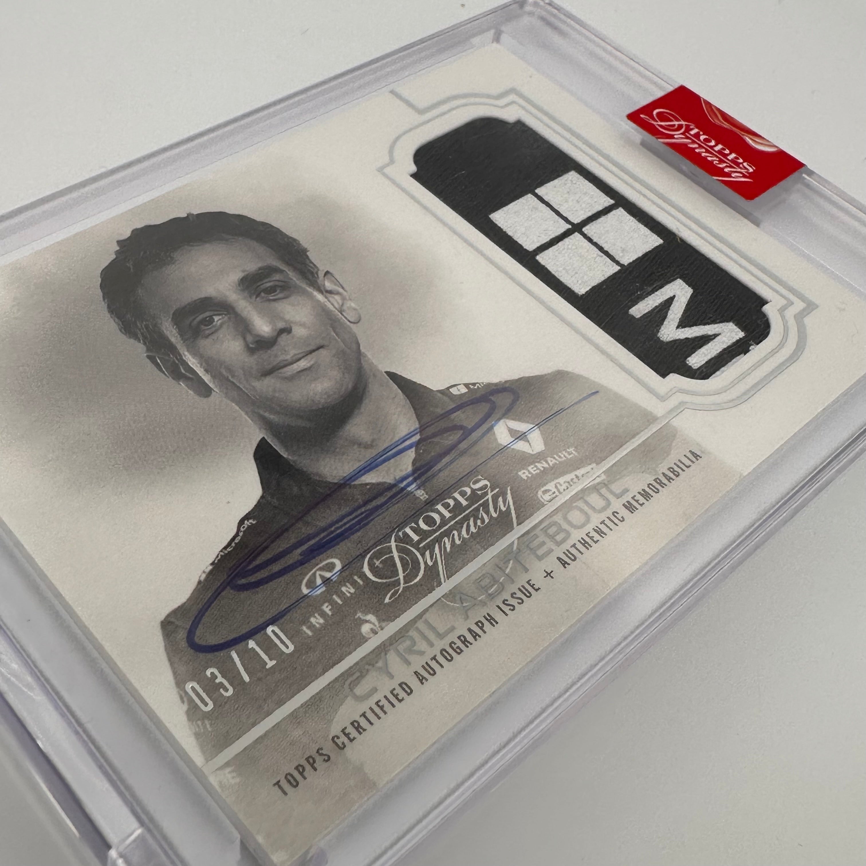 2020 Topps Dynasty F1 Cyril Abiteboul #DAP CAPII Silver Single Principal Auto Patch - Rare Collectible for Formula 1 Fans & Sports Memorabilia Enthusiasts