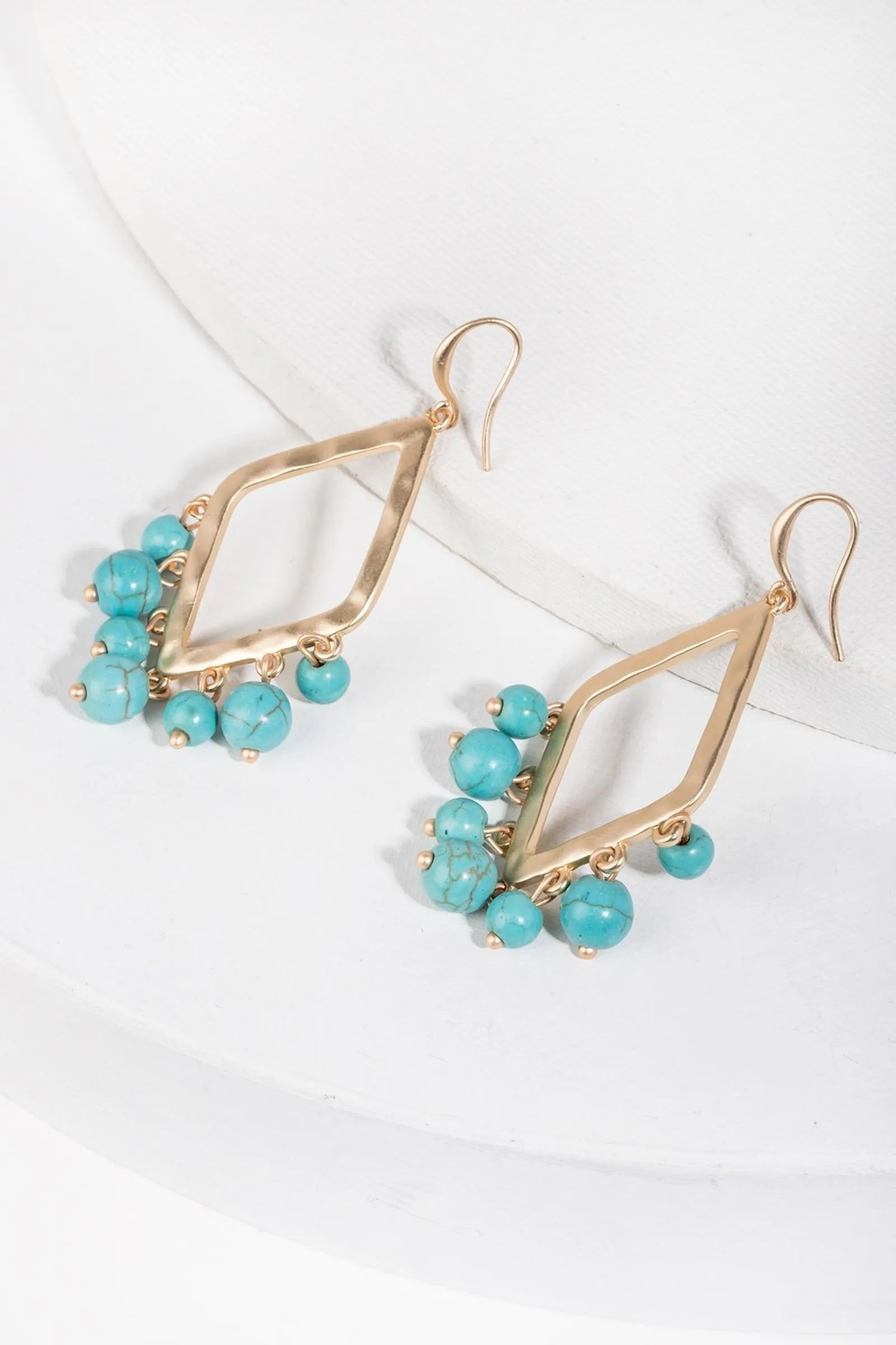 Sparkling Beaded Diamond Dangle Earrings for Women - Elegant Party & Wedding Jewelry Gift