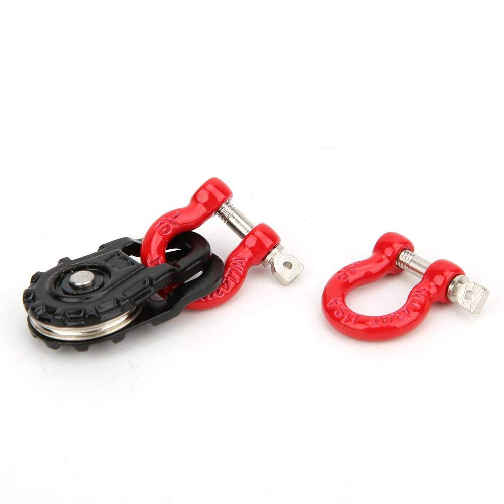 Best Steel Wire Winch Cable Rope Hook - 3-Piece Set with RC Winch Rope, Steel Cable, Pulley & Lock Sleeve for RC Model Cars & Climbing Vehicles - Perfect for Off-Road Adventures & DIY Projects
