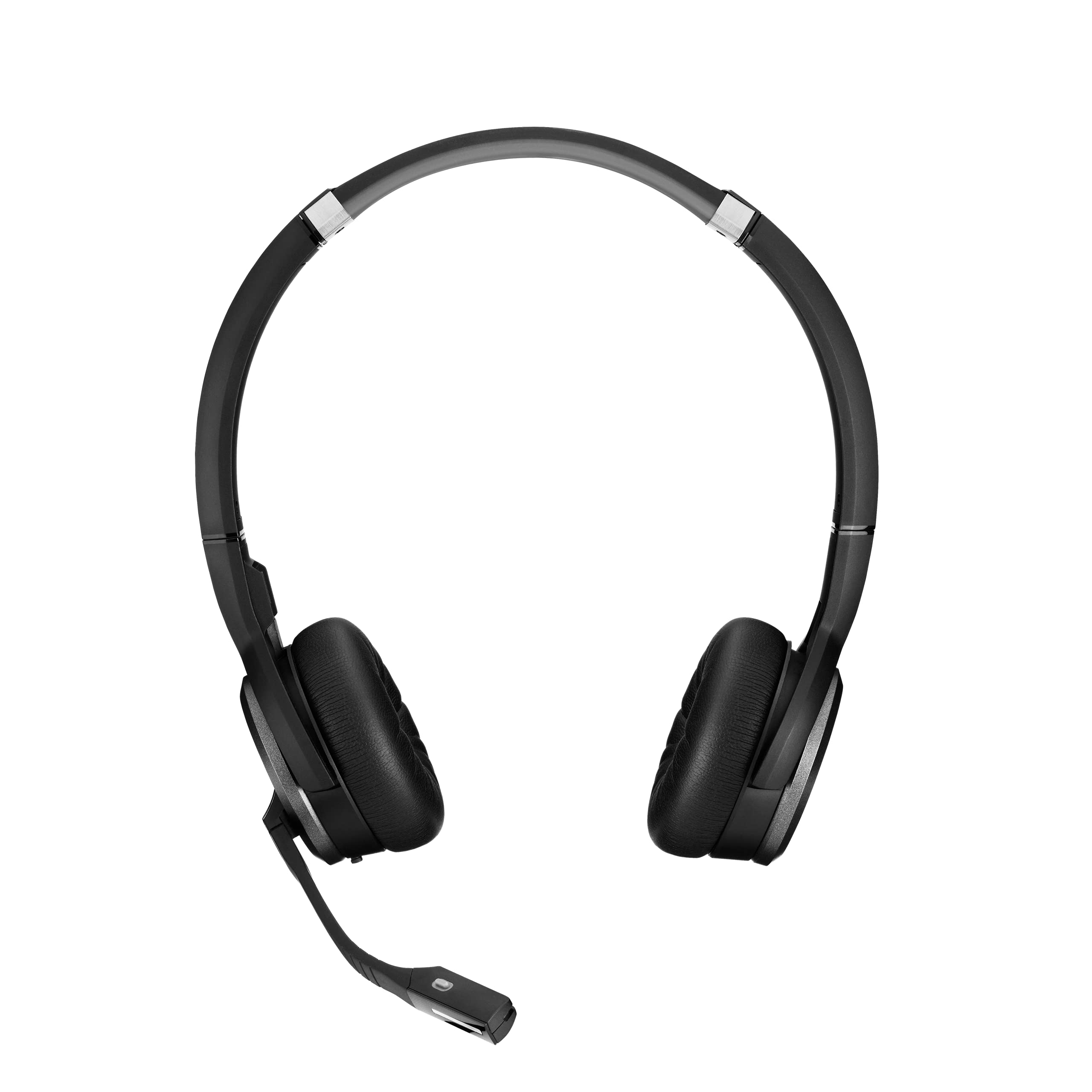 Sennheiser SDW 5063 Wireless DECT Headset with Dual Microphone & Ultra Noise Cancelling - Binaural PC/Softphone Headset for Call Centers, Remote Work & Office Use (Black, Model 506588)