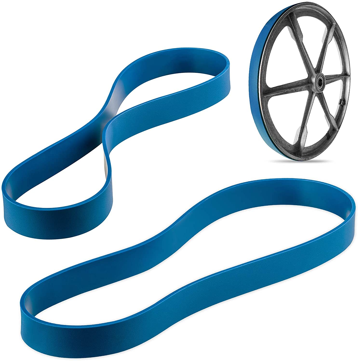 16 3/16 X 1 5/8 Ultra Duty Urethane Band Saw Tires - 2 Pack No Adhesive Needed - Made in USA - Perfect for Woodworking & Metal Cutting Projects