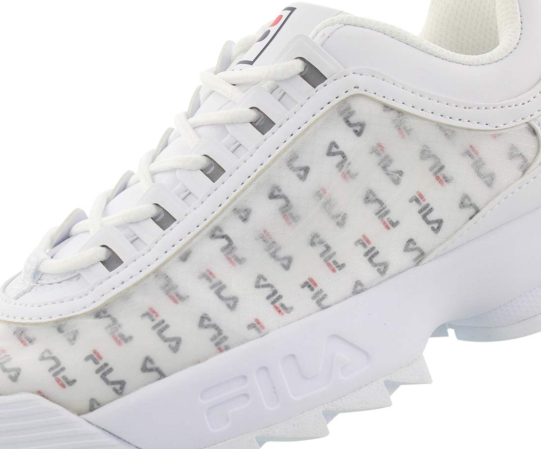 Fila Disruptor II Sneakers - Women's Chunky Platform Shoes with Clear Logos | Fashion Athletic Shoes for Casual Wear, Gym & Street Style
