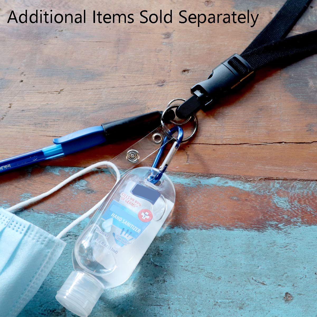 All-in-One Lanyard with Pen & ID Holder - for Teachers, Nurses, Office Use