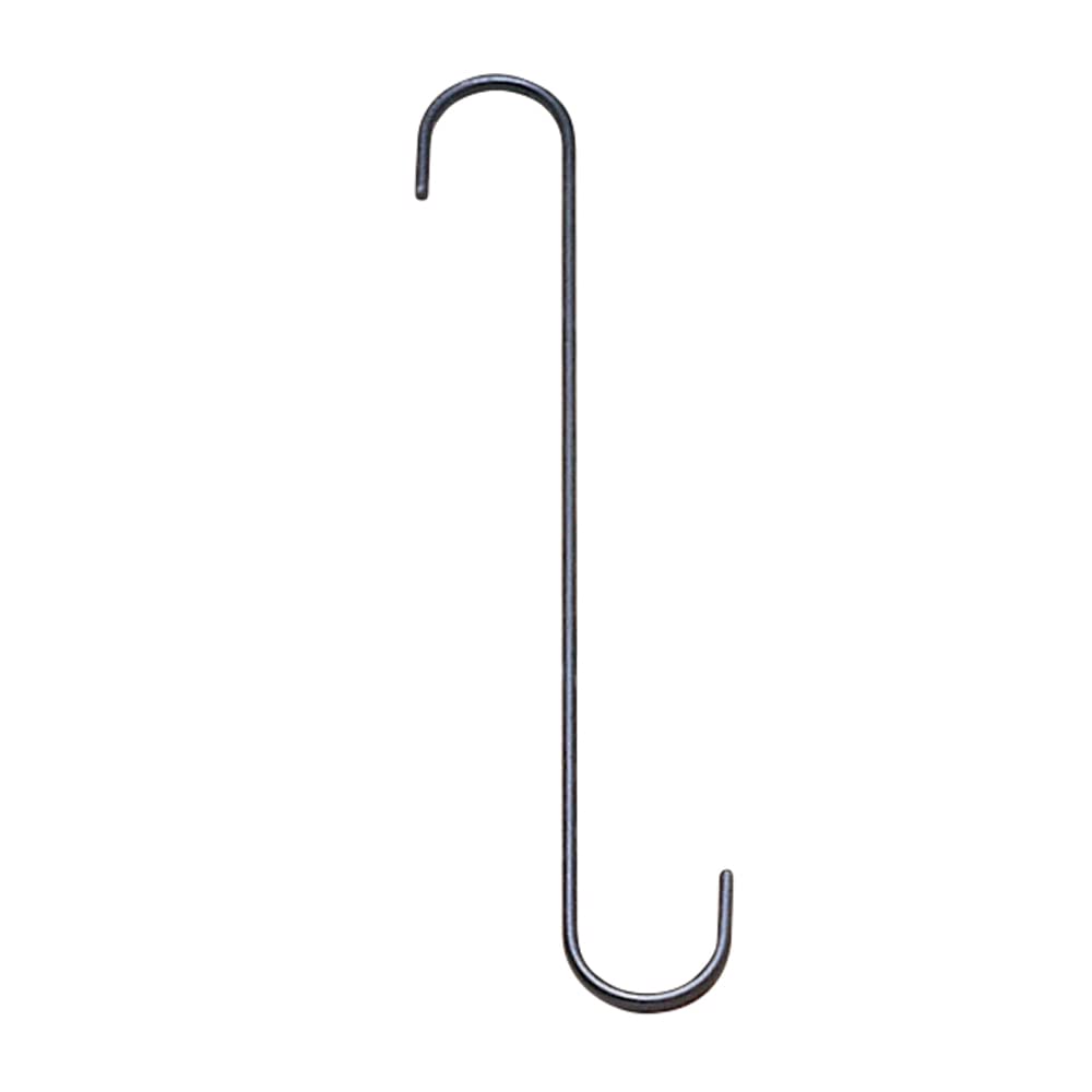12 Inch Wrought Iron S Hook - Heavy Duty Rustic Wall Hooks for Hanging Plants, Kitchen Utensils, Coats & Home Decor - Perfect for Farmhouse, Garden & Indoor Organization