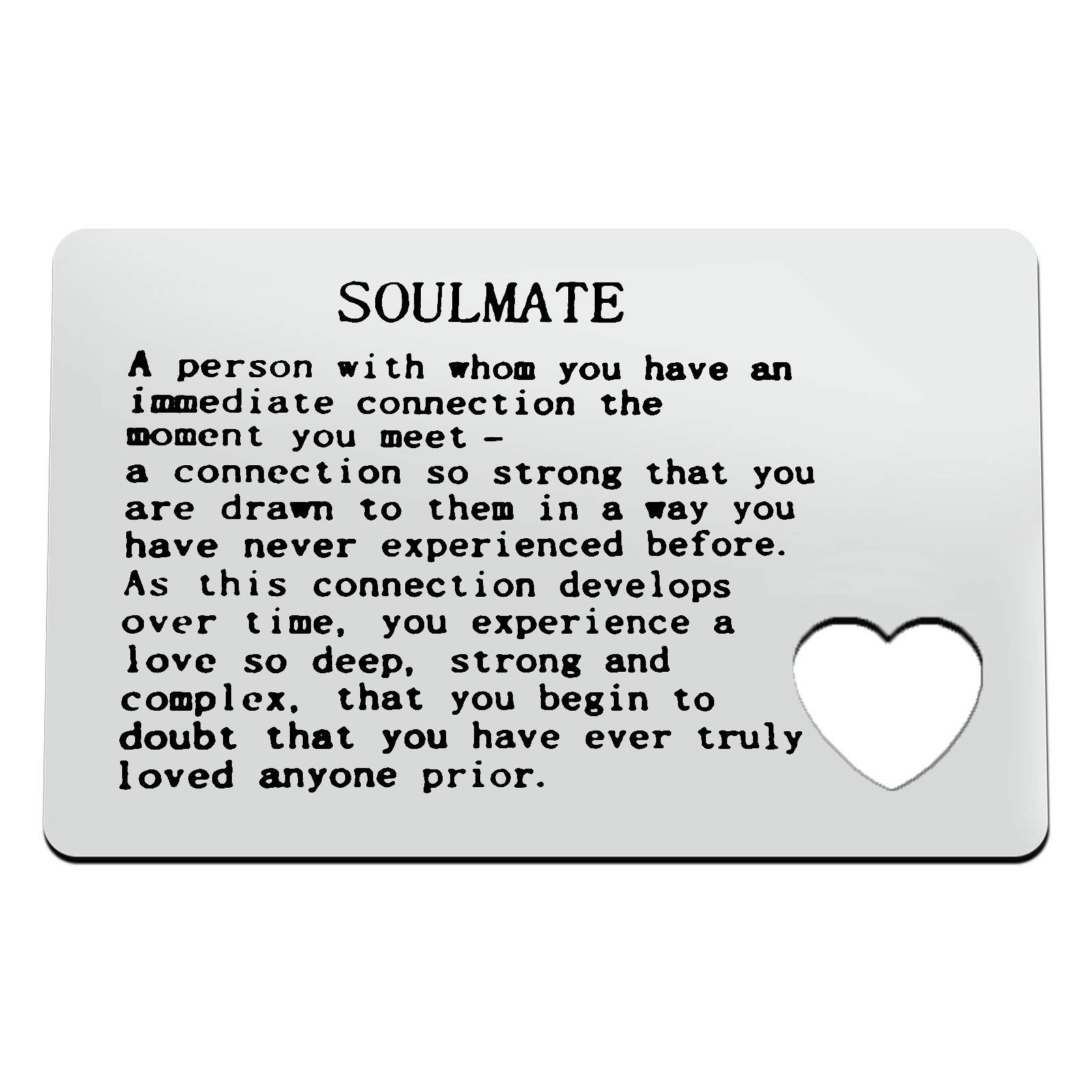 Personalized Engraved Metal Wallet Card for Men - Romantic Valentine's Day, Anniversary & Birthday Gift for Husband, Boyfriend or Fiance - Perfect for Weddings, Christmas & Special Occasions - Keepsake Love Note & Emergency Contact Card Holder