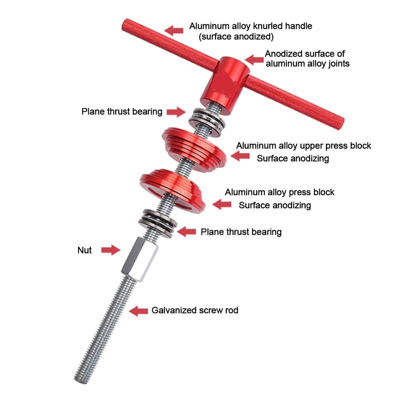 **Bicycle Headset and Bottom Bracket Bearing Press Tool - Professional Bike Repair Kit for Road & Mountain Bikes - Perfect for DIY Maintenance and Workshop Use**