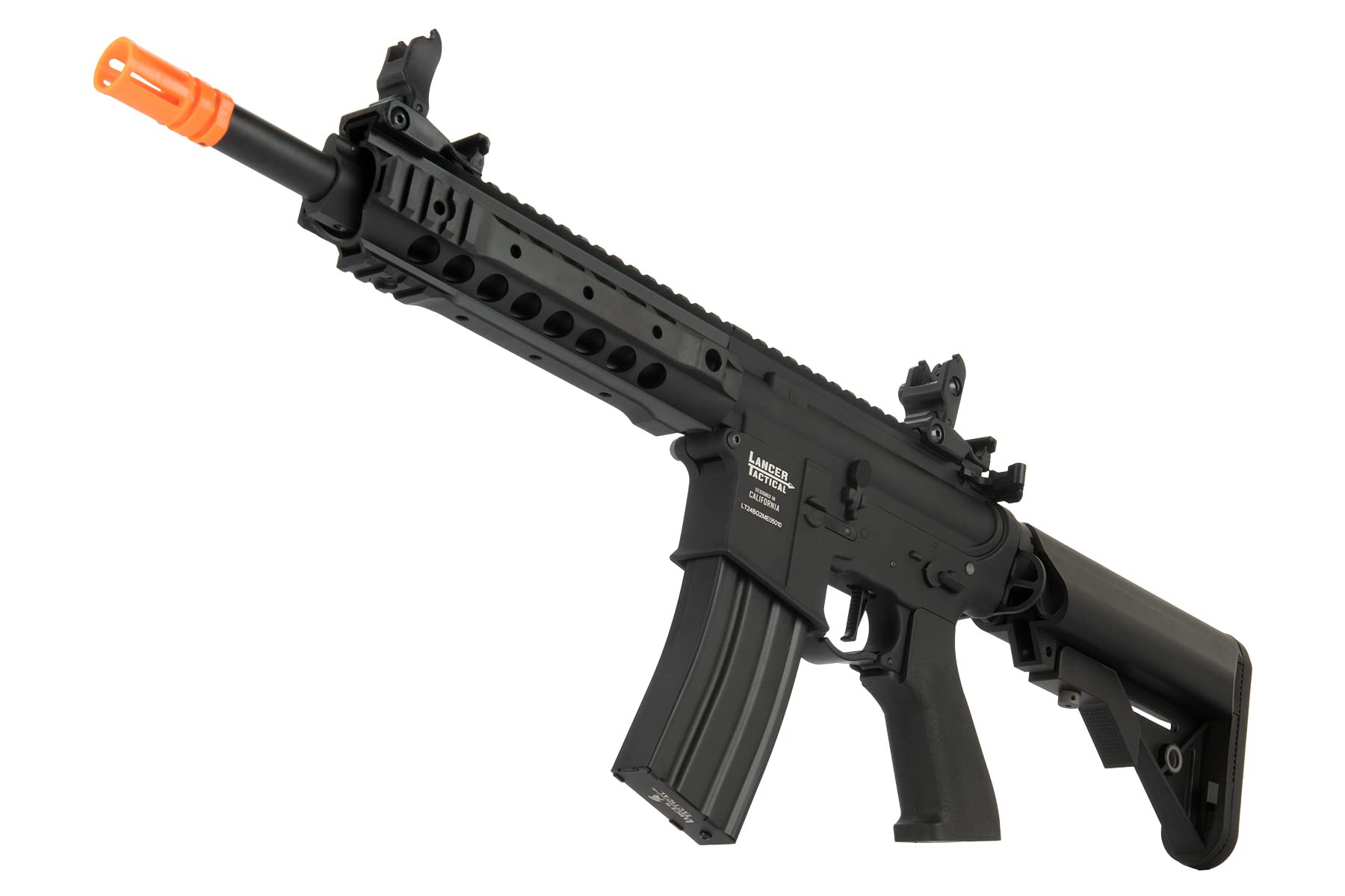 Lancer Tactical Gen 2 CQB Proline Full Metal ETU & Mosfet High FPS Airsoft AEG Rifle - Professional Airsoft Game & Tactical Training - Perfect for CQB, MilSim & Outdoor Shooting