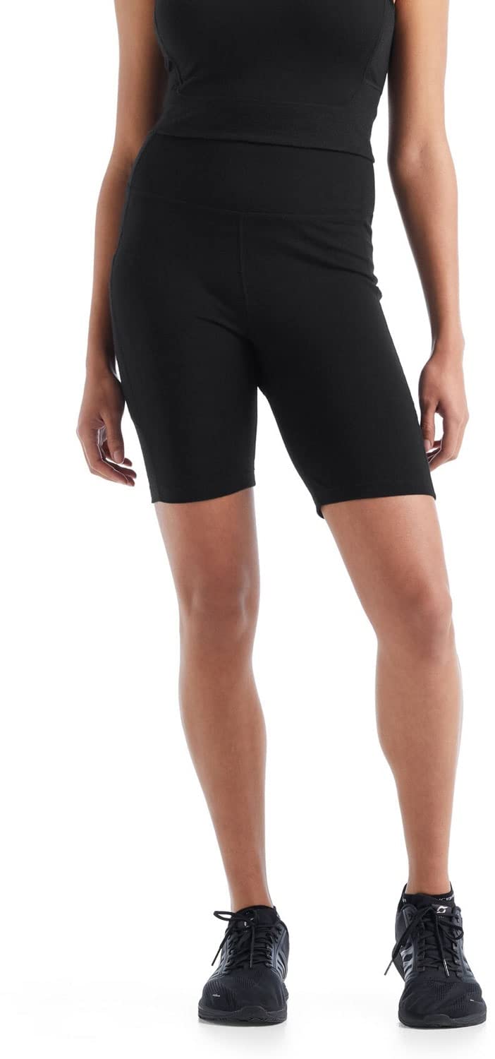 Icebreaker Fastray High-Rise Shorts for Women - Moisture-Wicking Activewear for Running, Yoga & Outdoor Adventures