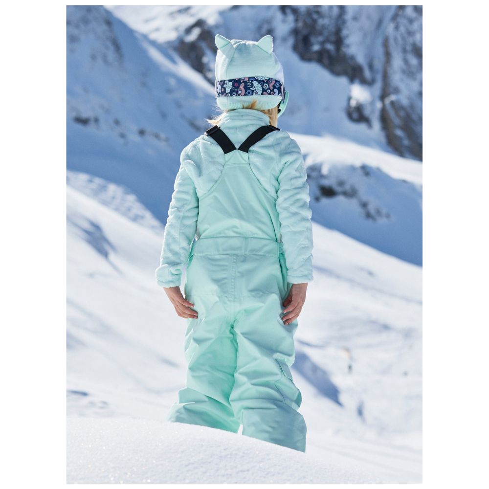 Roxy Snowy Tale Girls Ski Jacket & Ski Pants Set - Waterproof Winter Snowsuit for Kids in Medieval Blue Neo/Aqua - Perfect for Skiing, Snowboarding & Outdoor Winter Activities
