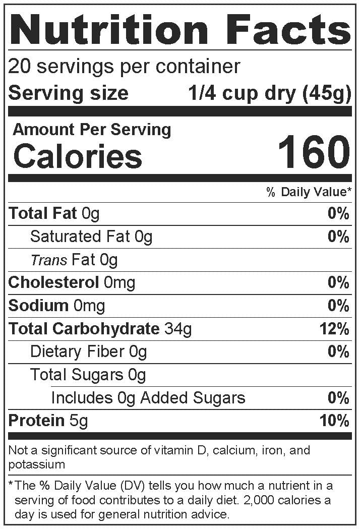 Organic Cahokia High Protein White Rice - Non-GMO, Gluten-Free, 5lbs Bag - Perfect for Meal Prep, Bodybuilding & Healthy Cooking