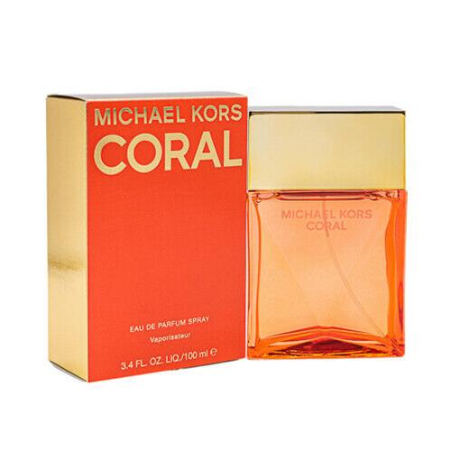 Michael Kors Coral 100ml Eau de Parfum for Women - Floral Fruity Fragrance, Long-Lasting Perfume for Day & Night Wear, Office & Date Night