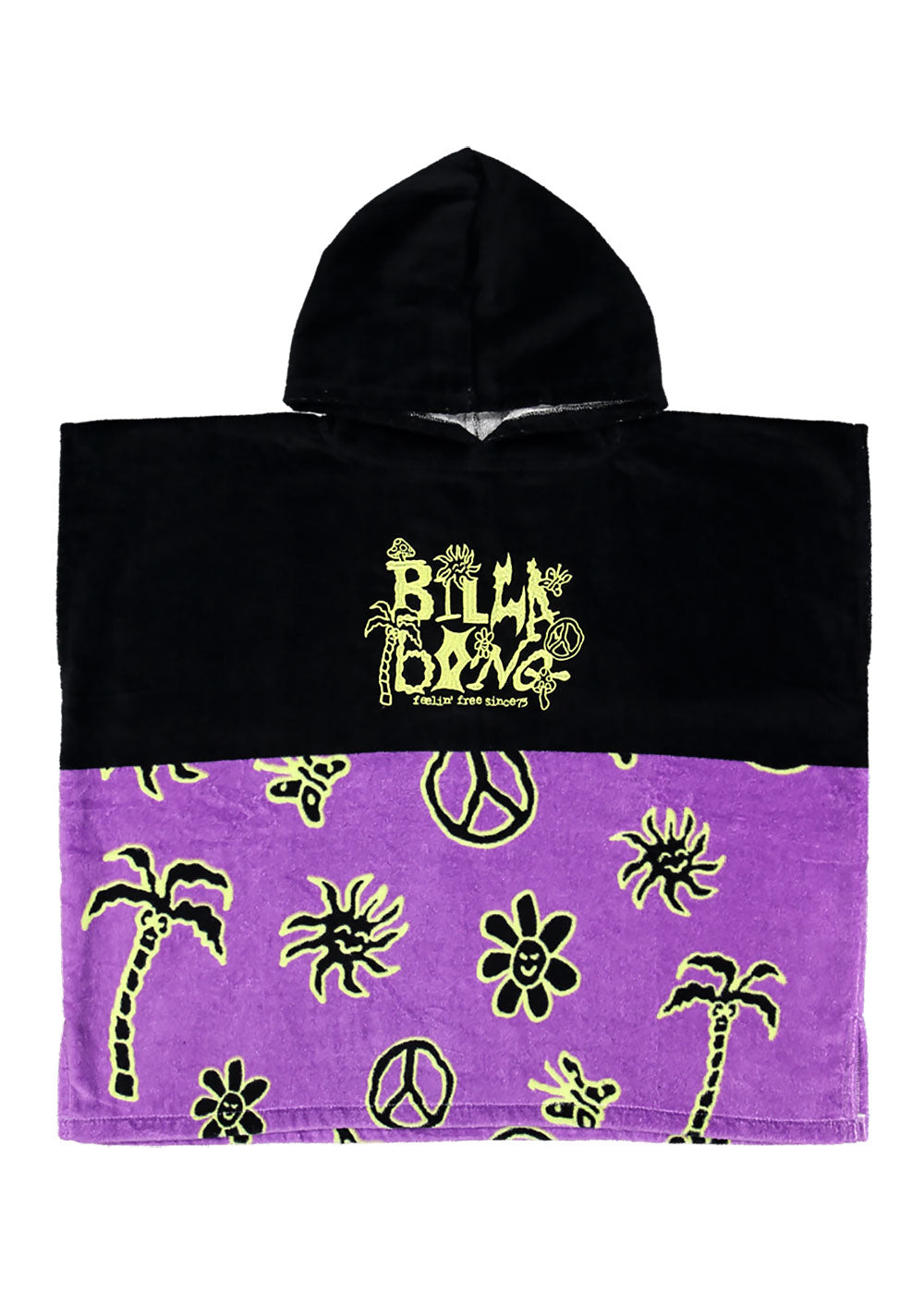Billabong Toddler Boys Hooded Towel - Soft & Absorbent Beach & Pool Towel for Kids - Perfect for Swimming, Bath Time & Outdoor Activities
