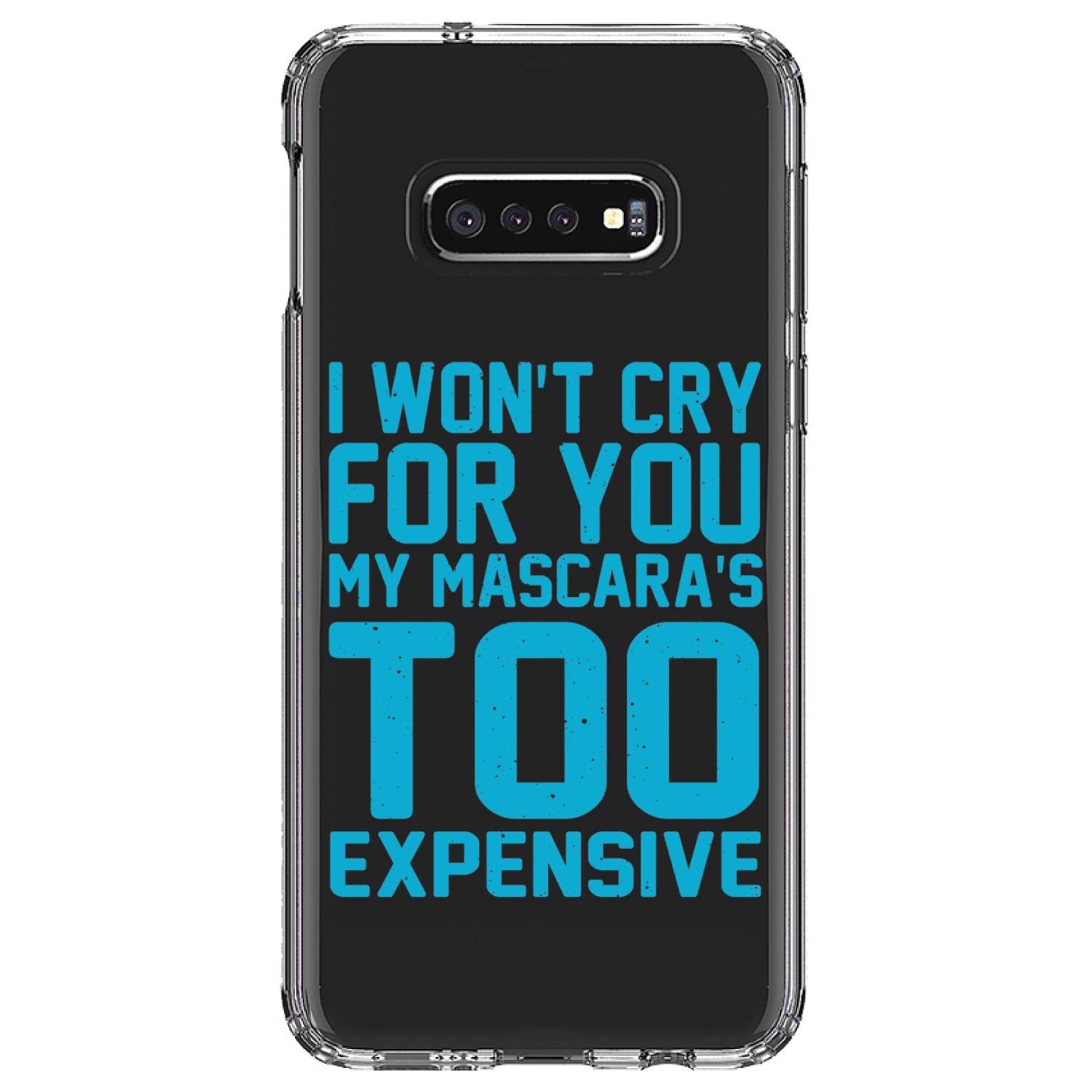 Shockproof Clear Hybrid Case for Samsung Galaxy S10e (5.8 Inch) with TPU Bumper & Tempered Glass Screen Protector - Slim Protective Phone Cover for Everyday Use, Work, and Travel
