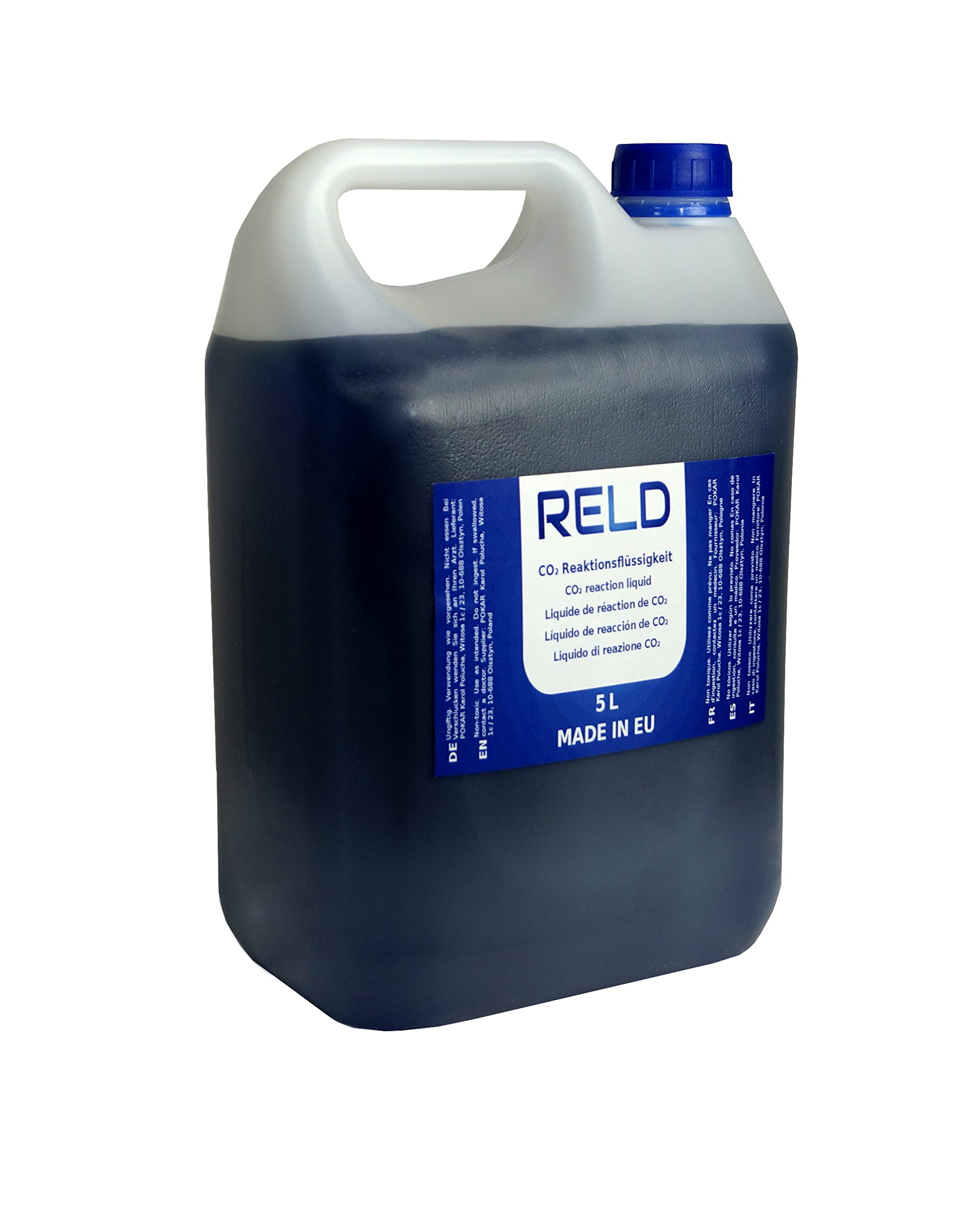 RELD Cylinder Head Gasket Leak Tester with CO2 Reaction Fluid - 5000ml (5L) Engine Leak Detector for Automotive Diagnostics & Repair | Perfect for Mechanics & DIY Car Enthusiasts