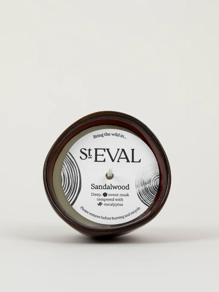 St. Eval Enchantment Candle Pot - Sandalwood Scented Aromatherapy Candle for Home Relaxation & Meditation