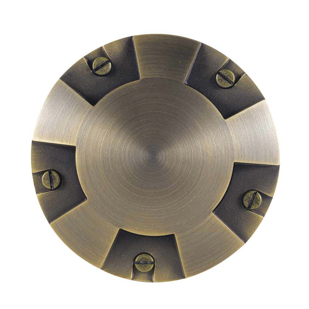 12V LED Landscape In-Ground Well Light - Multi-Directional Brass Face for Garden, Pathway & Outdoor Lighting - Perfect for Driveways, Patios & Yard Decoration