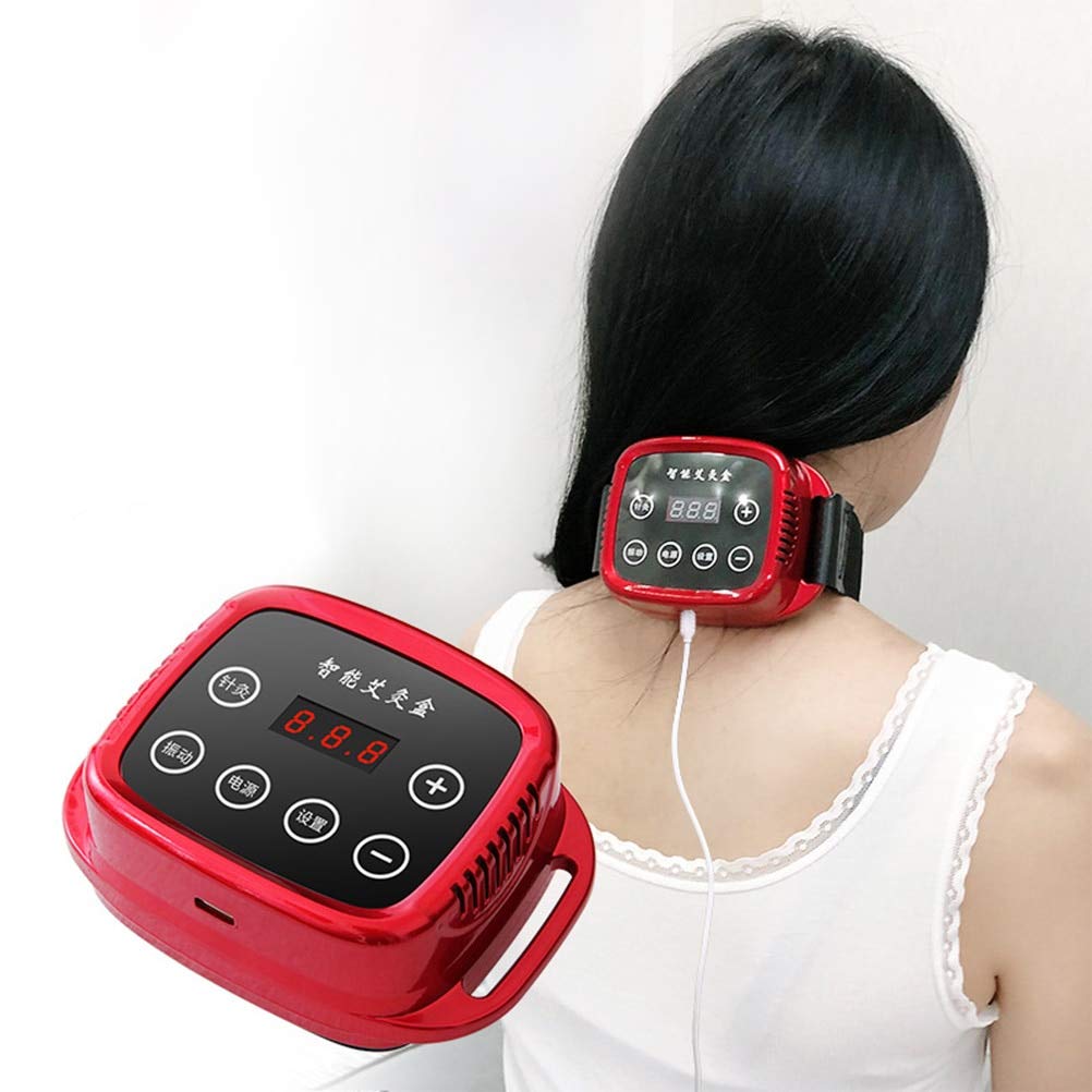 Intelligent Smokeless Moxibustion Box - Electronic Moxa Massager & Burner for Pain Relief & Acupuncture Therapy | Perfect for Home Use, Relaxation & Traditional Chinese Medicine Treatments