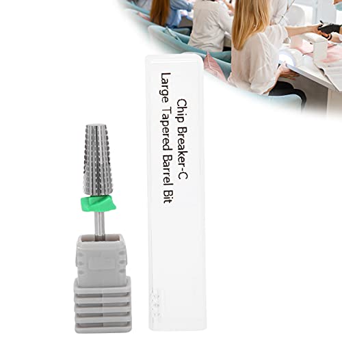 Professional Nail Drill Bit Set for Manicure & Pedicure - Durable Nail Polishing Bits for Salon & Home Use - Flat Head C Design - Perfect for Nail Art, Acrylics & Gel Extensions