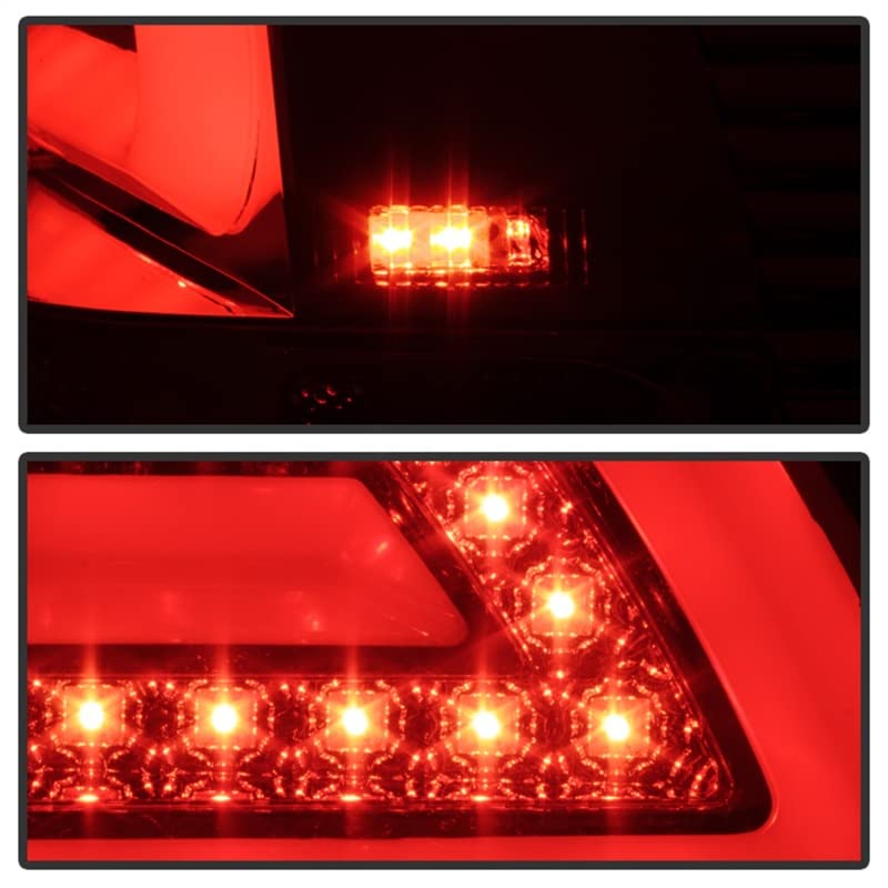 Spyder Auto 5076403 LED Tail Lights Red/Clear - High-Performance Brake Lights for Trucks & SUVs