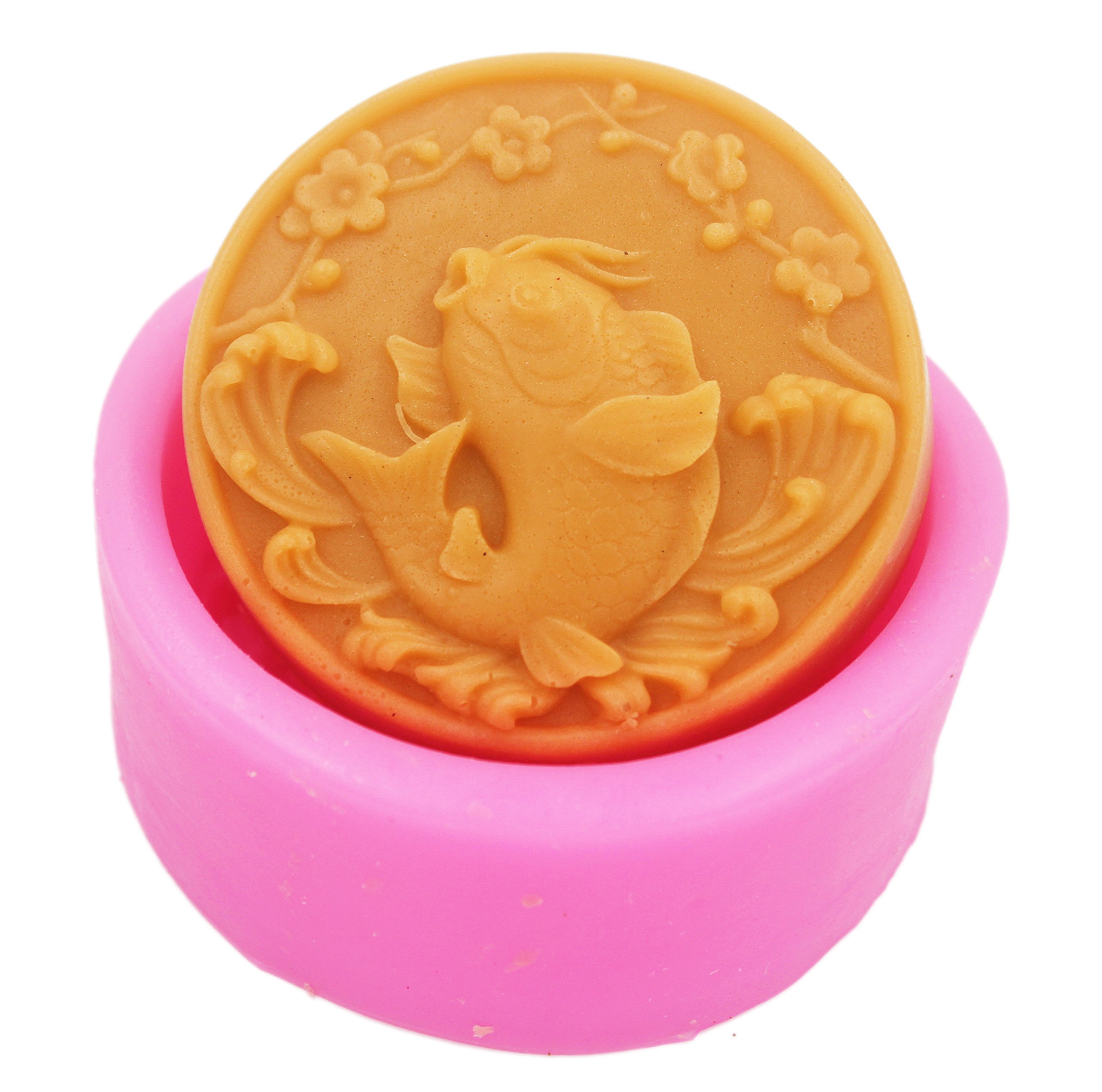 Longzang Mermaid S0228 Silicone Soap Mold Set - DIY Handmade Craft Molds for Soap Making, Candle, Resin Art - Perfect for Birthday Gifts, Home Decor, and Bathroom Accessories