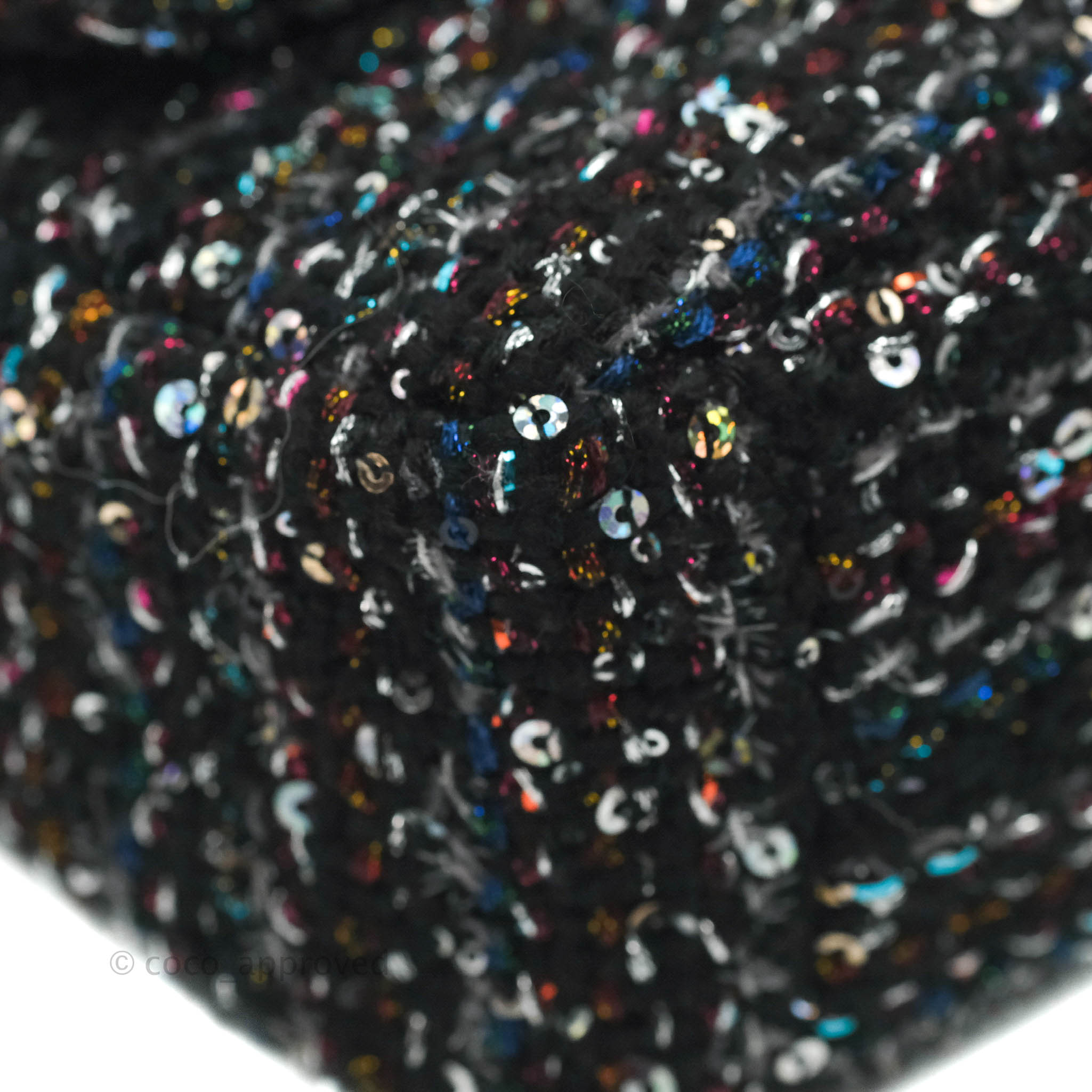 Chanel 19 Tweed Sequin Quilted Flap Bag Black Multicolor - Luxury Designer Handbag for Women, Perfect for Evening Parties & Special Occasions