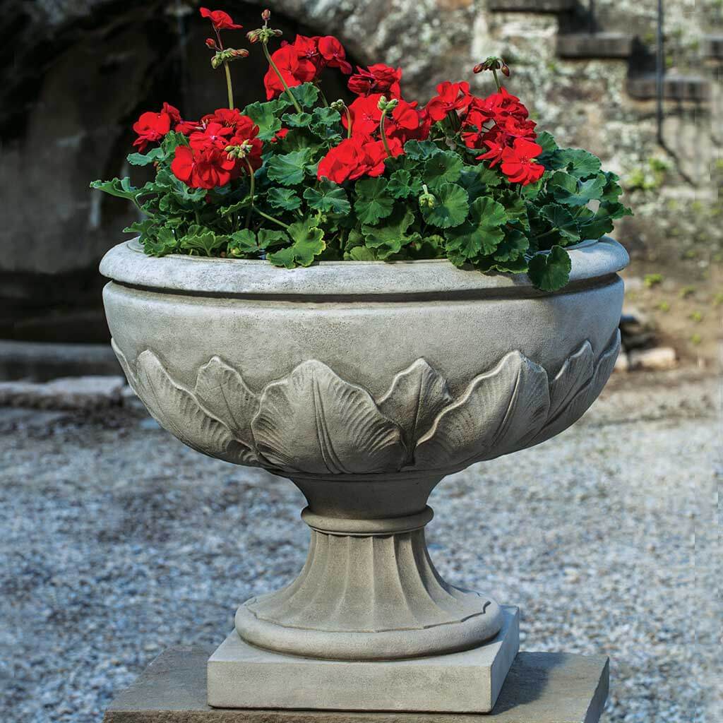 Campania International The Elms Urn - Classic Outdoor Garden Urn for Flowers, Plants & Decor - Perfect for Patio, Porch & Landscape Design