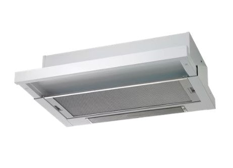 Chef CRR612WB 60cm Slide Out Range Hood - Powerful Stainless Steel Kitchen Ventilation for Stovetop Cooking, Grilling & Frying | Modern Over-the-Range Design for Home Kitchens