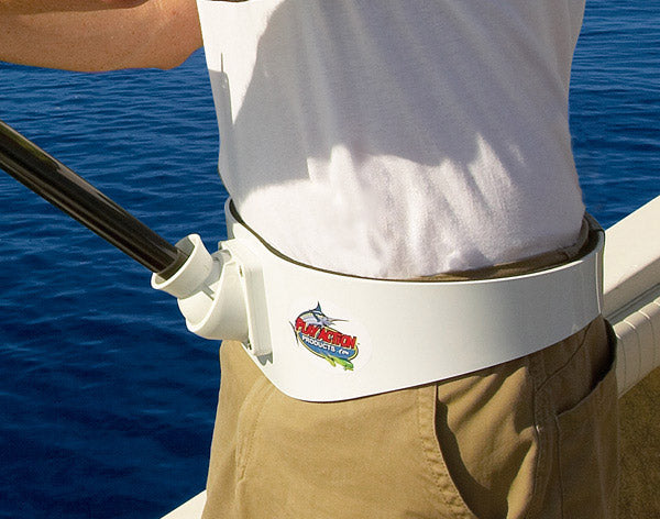 PlayAction Snap-On Rod Belt - Adjustable Fishing Belt with Quick-Release Buckle for Anglers - Perfect for Fly Fishing, Bass Fishing & Outdoor Adventures