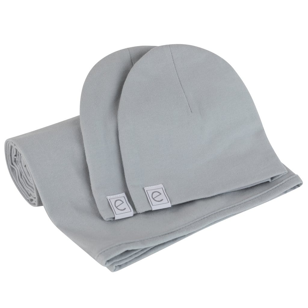 Ely's&Co. Jersey Cotton Swaddle Set - Soft Baby Swaddle Blankets for Newborns - Perfect for Sleeping, Swaddling & Nursing - 3-Pack Breathable Wrap Blankets for Boys & Girls