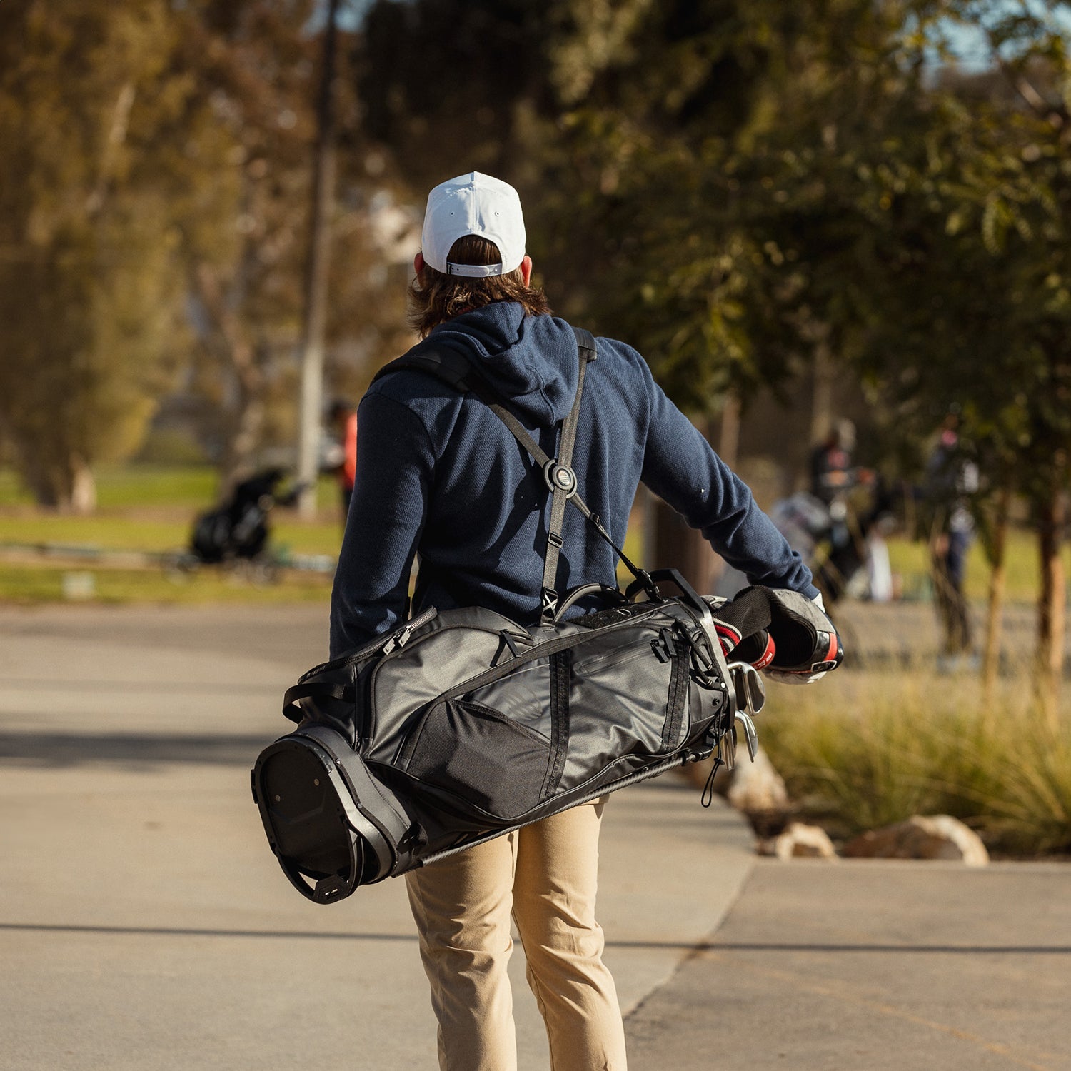 Premium Black Stand Bag for Golfers - The Ranger | Lightweight & Durable Golf Bag with Multiple Pockets | Perfect for Golf Courses, Driving Range & Travel