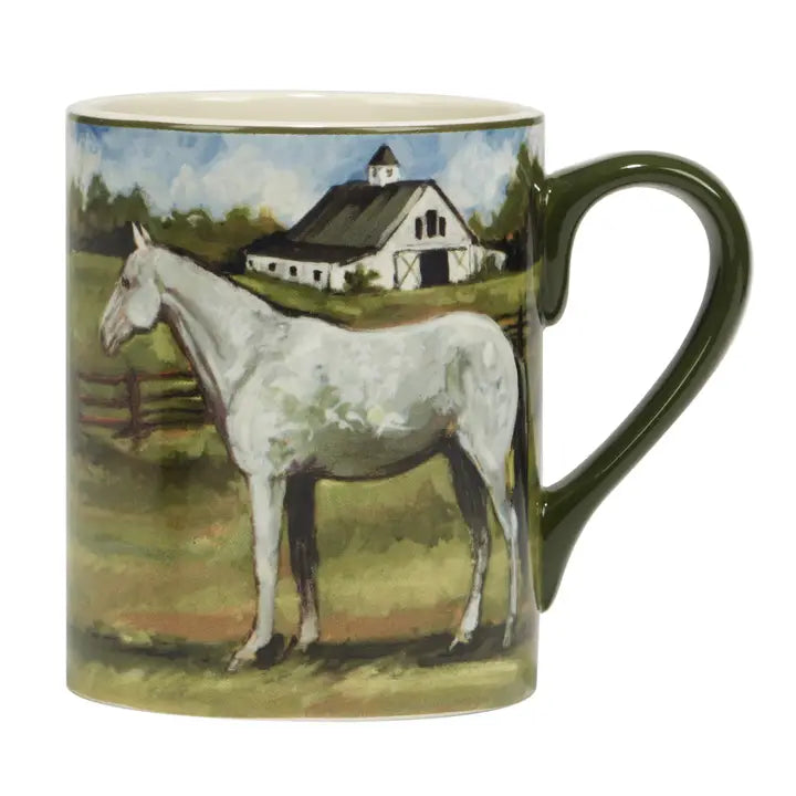 Premium Stables Dinnerware Set - Elegant Porcelain Plates, Bowls & Mugs for Fine Dining - Perfect for Wedding Registry, Anniversary Gifts & Upscale Dinner Parties