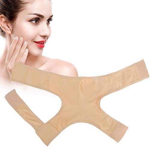 Qkiss Face Firming Mask - Skin Tightening & Lifting Bandage for Double Chin Reduction, V-Shape Facial Contouring, Cheek Lift | Slimming Face Wrap for Women & Men | Perfect for Home Spa, Self-Care & Anti-Aging Routine