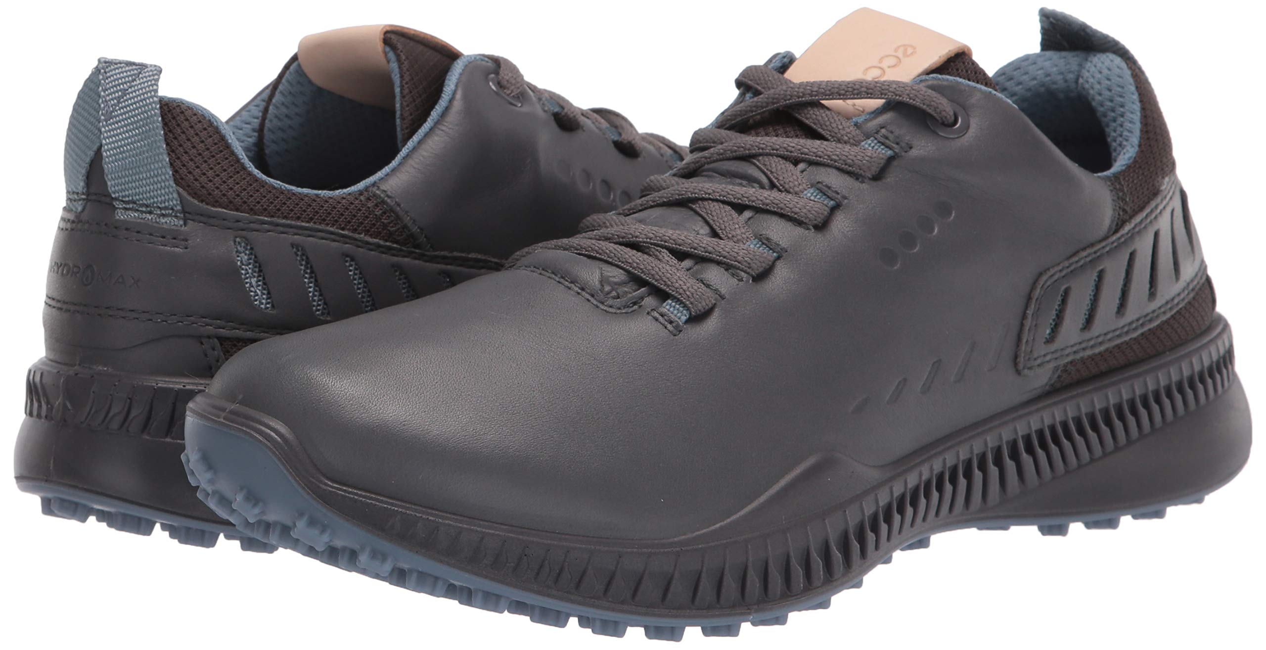 ECCO Men's S-Line Hydromax Waterproof Golf Shoes - Comfortable & Durable Spiked Golf Footwear for Men | Perfect for Golf Course, Driving Range & Outdoor Sports