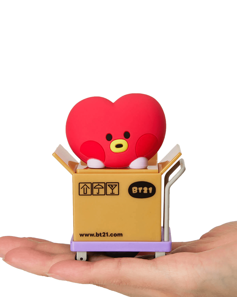 BT21 TATA Mini Privacy Rolling Stamp - Personal Information Protection for Letters, Envelopes & Documents - Ideal for Home, Office & Mailing Security